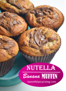 Nutella Swirl Banana Muffin 3