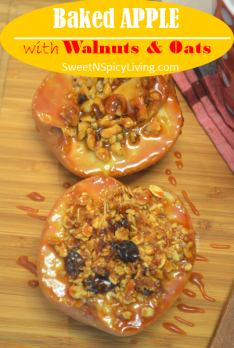 Baked Apple with Walnuts 2