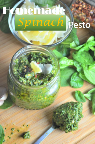 Homemade Spinach Pesto
