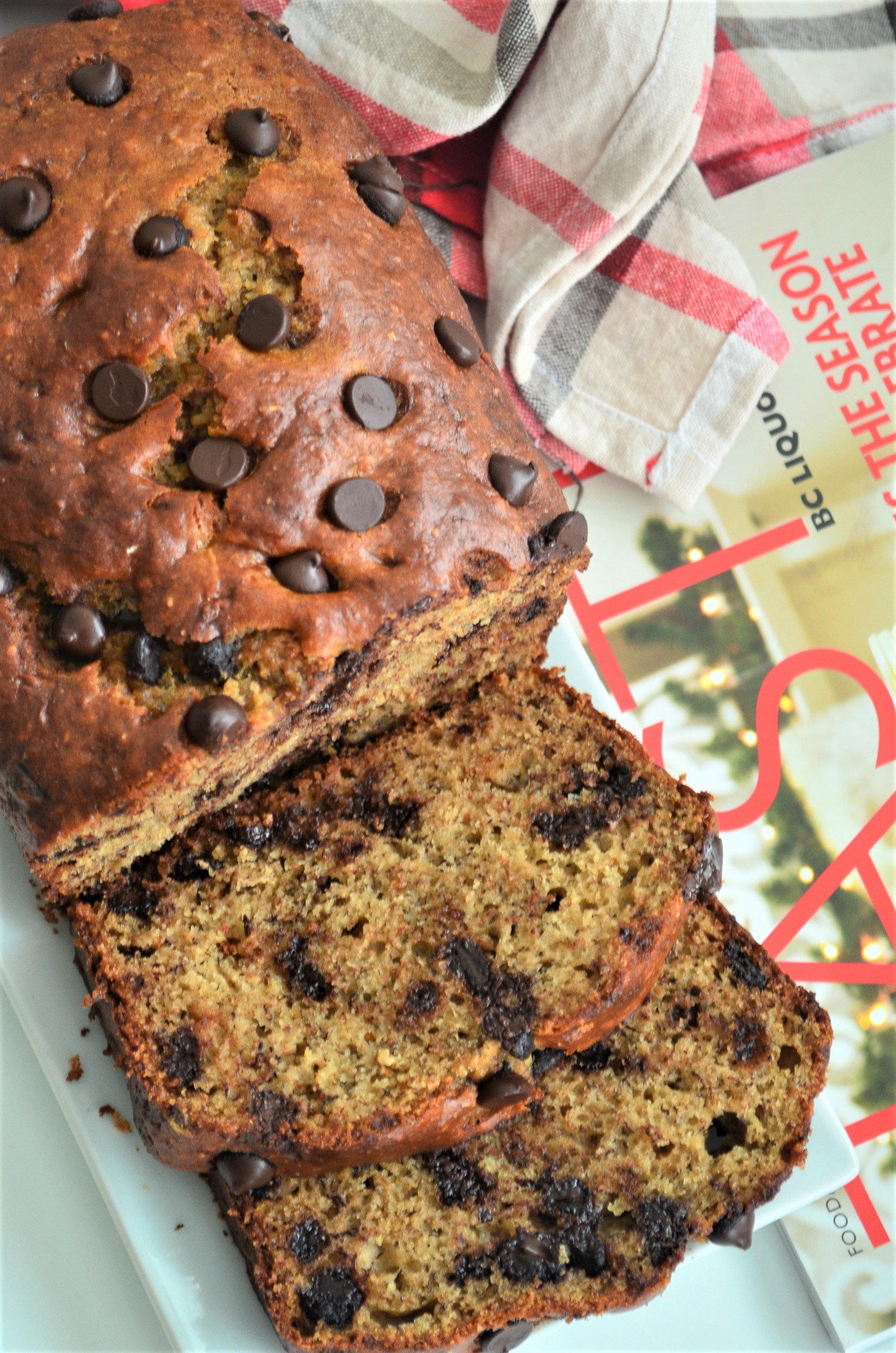 Chocolate Chip Banana Bread By SweetNSpicyLiving.com