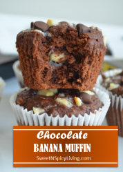 Chocolate Banana Muffin Blog