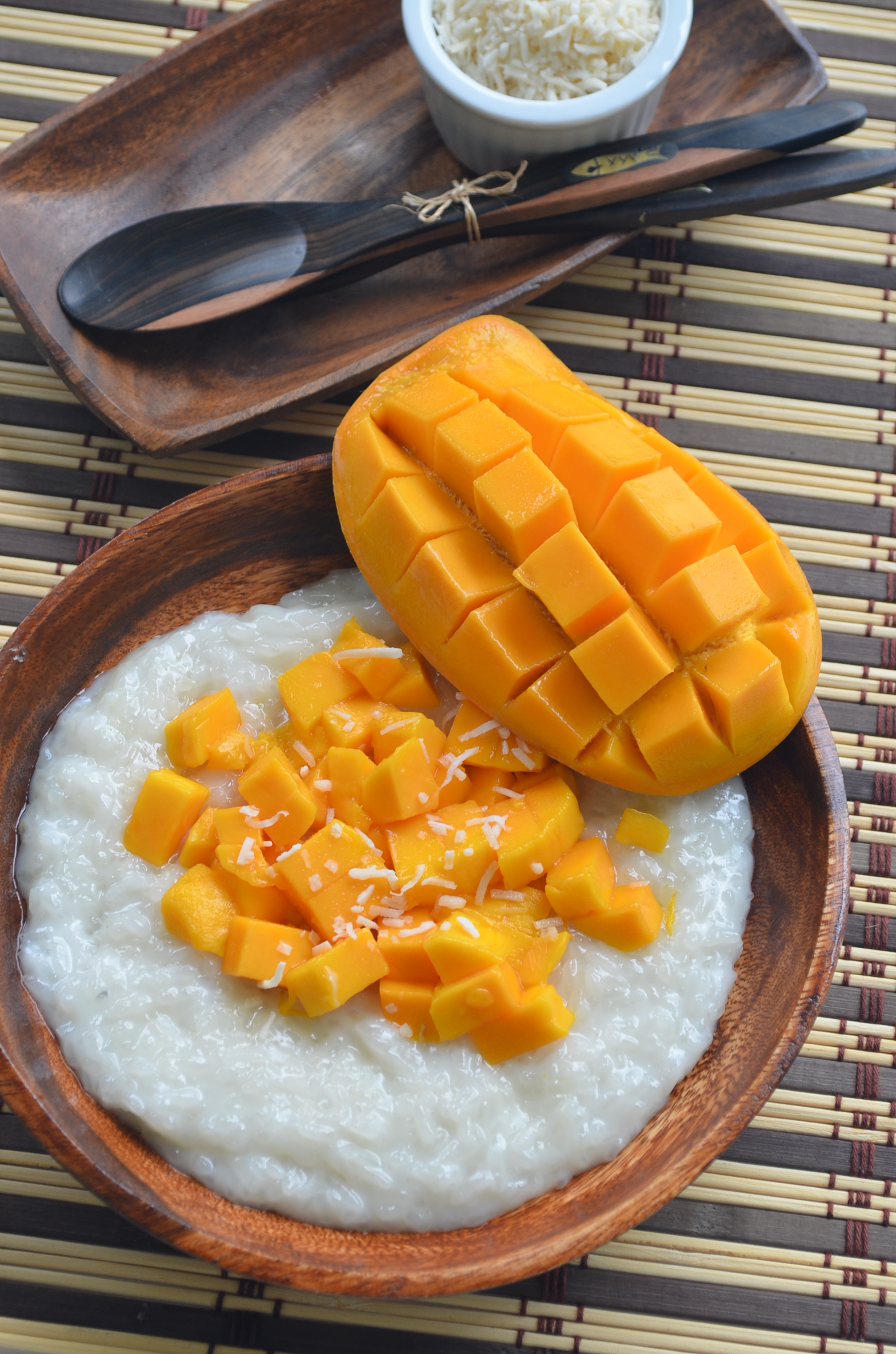 Mango Sticky Rice Pudding by SweetNSPicyLiving.com