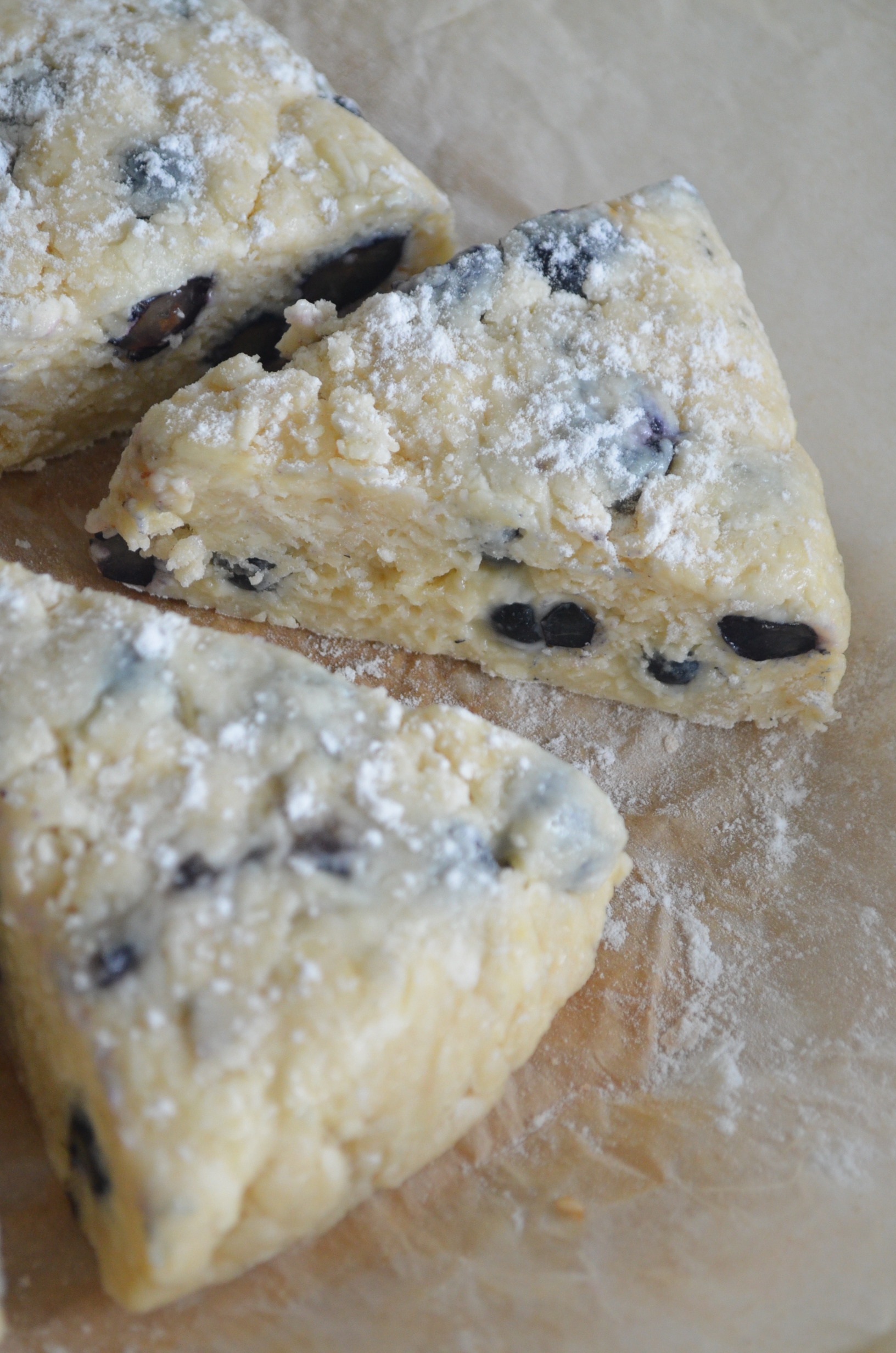 Small Batch Blueberry Streusel Scones By SweetNSpicyLiving.com