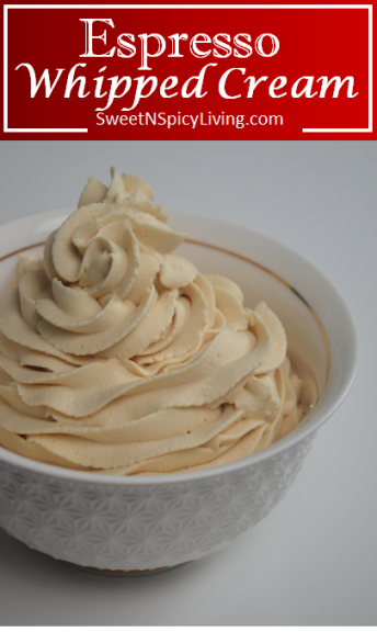 Espresso Whipped Cream Frosting
