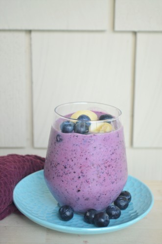 Single Serving Blueberry Smoothie