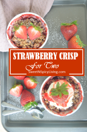 Strawberry Crisp For Two 2