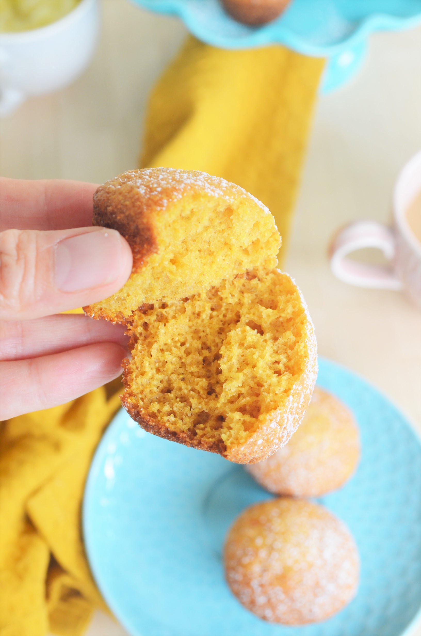 Mini Pumpkin Cornbread Muffin By SweetNSpicyLiving