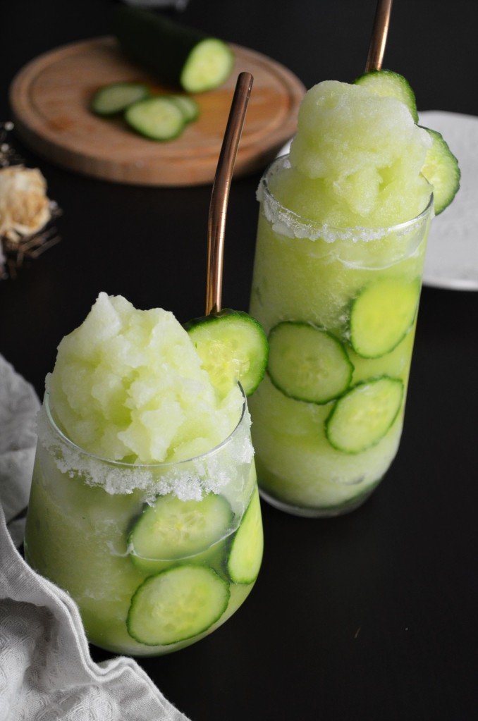 Honeydew Melon and Cucumber  Slush